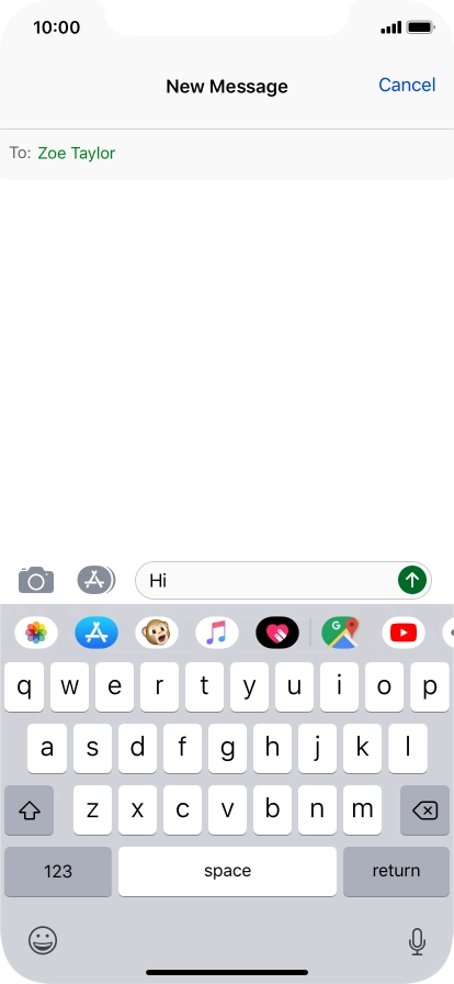Press the picture icon.