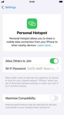 Press the Home key to return to the home screen.