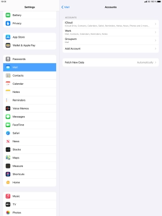 Press Fetch New Data.