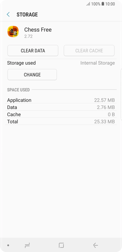 Press the Home key to return to the home screen.