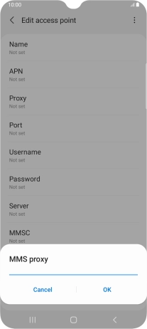 Key in 10.202.002.060 and press OK.