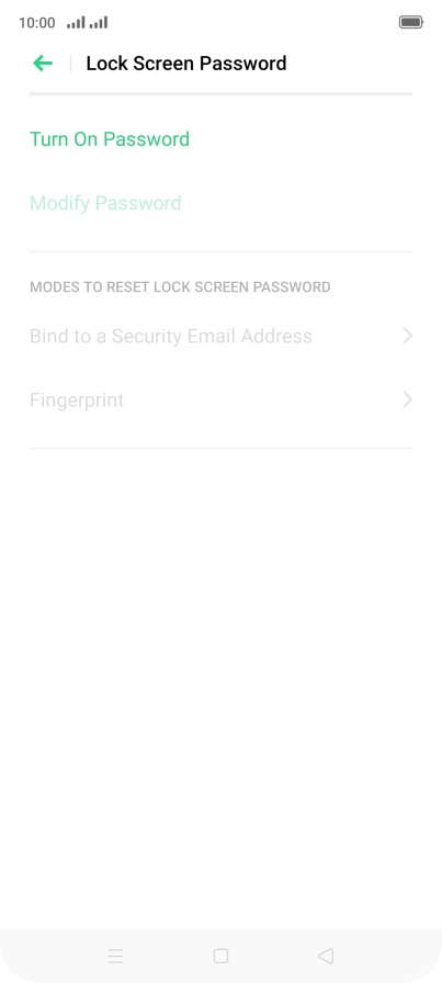 Press the Home key to return to the home screen.