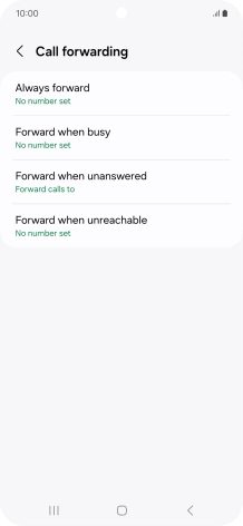 Press the Home key to return to the home screen.