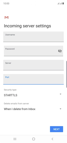 Press the drop down list below 