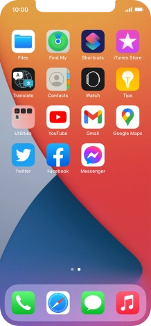 Press and hold the required app.