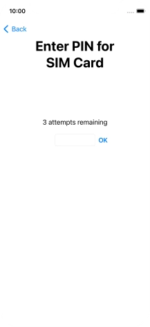 If your SIM is locked, key in your PIN and press OK. If your SIM is locked, key in your PIN and press OK.