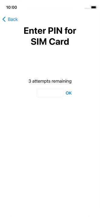 If your SIM is locked, key in your PIN and press OK. If your SIM is locked, key in your PIN and press OK.