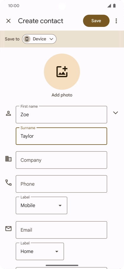 Press Phone and key in the required phone number.