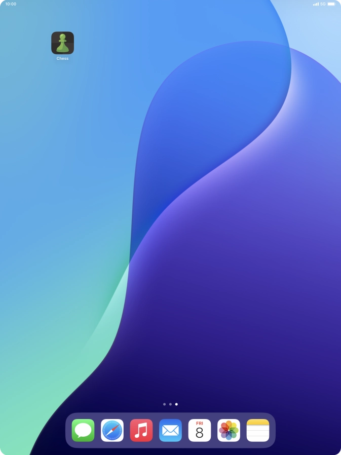 Press and hold the required app.