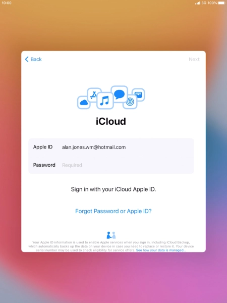 Press the field next to Press the field next to