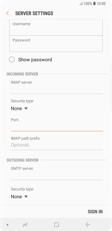Press the field below Press the field below