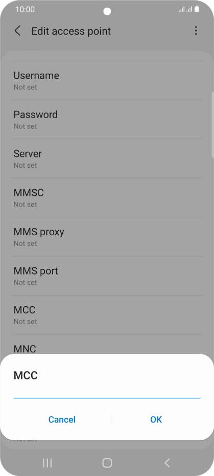Key in 505 and press OK. Key in 505 and press OK.