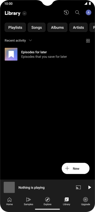 Press the drop down list.