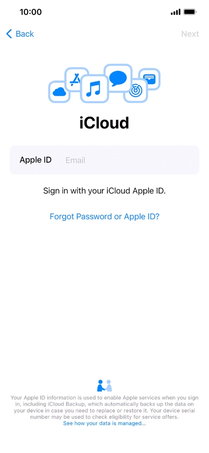 Press the field next to 