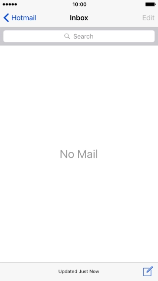 Press the name of the email account.