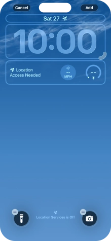 To customise the way the lock screen date is displayed, press the date widget and follow the instructions on the screen to select the required widget display mode. To customise the way the lock screen date is displayed, press the date widget and follow the instructions on the screen to select the required widget display mode.