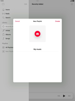 Press Create. Press Create.