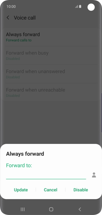 Press Disable.