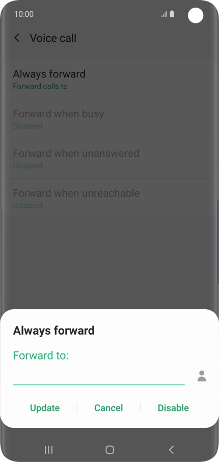 Press Disable.