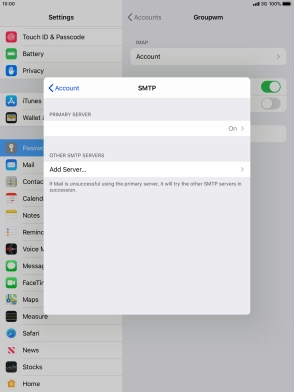 Press the field below 