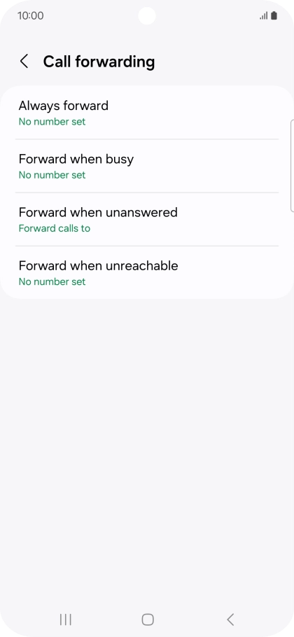 Press the Home key to return to the home screen.