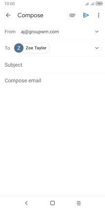 Press Subject and key in the required subject.