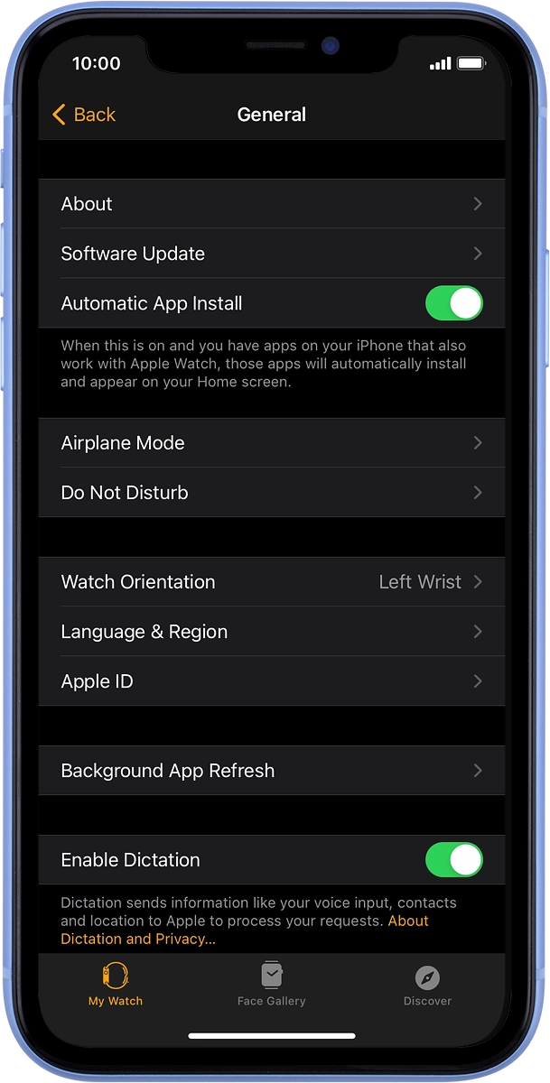 On your phone: Press Language & Region.