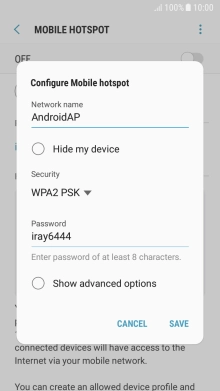 Press the field below 
