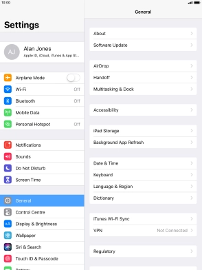 Press Touch ID & Passcode.