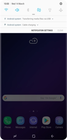 Press the connection icon. Press the connection icon.