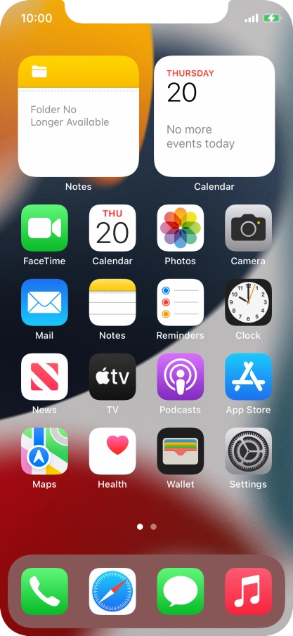 When the battery charging icon is displayed, the battery is charging.