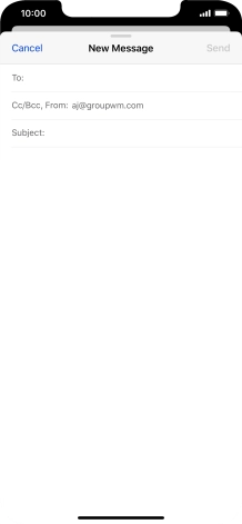 Press the field next to 