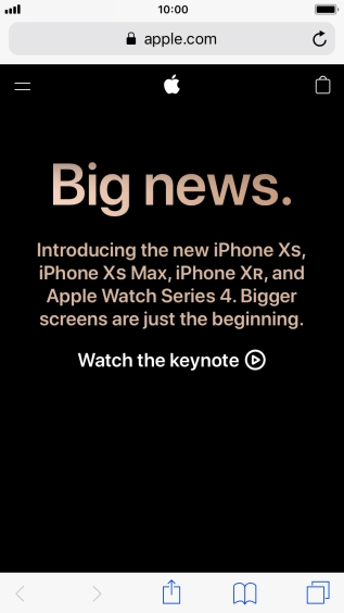 Press the screen a little harder until the content of the message is opened in the relevant application.