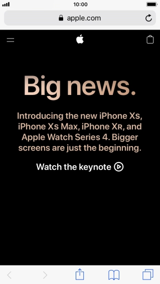 Press the screen a little harder until the content of the message is opened in the relevant application.