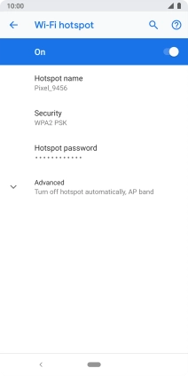 Press the Home key to return to the home screen.