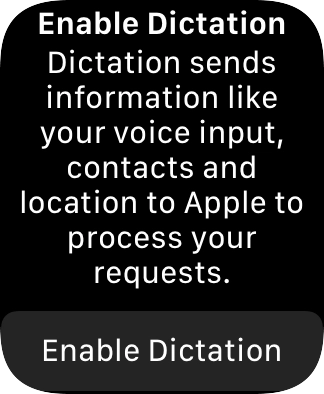 If you turn on the function, press Enable Dictation.