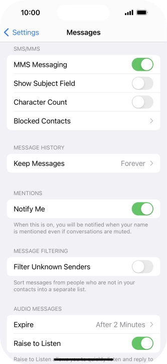 Slide your finger upwards starting from the bottom of the screen to return to the home screen.