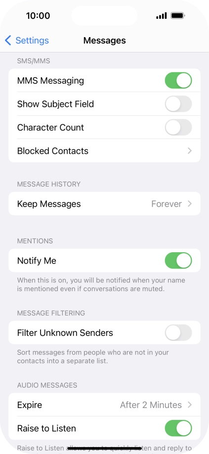 Slide your finger upwards starting from the bottom of the screen to return to the home screen.