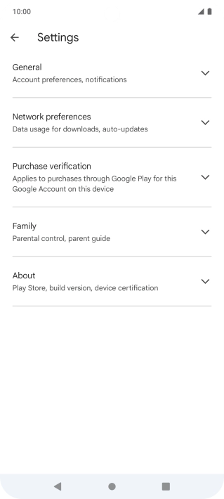 Press Network preferences.