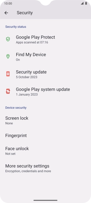 Slide your finger upwards starting from the bottom of the screen to return to the home screen.