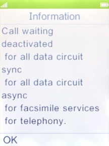 Press the Navigation key. Press the Navigation key.