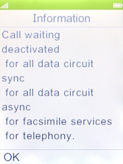 Press the Navigation key. Press the Navigation key.