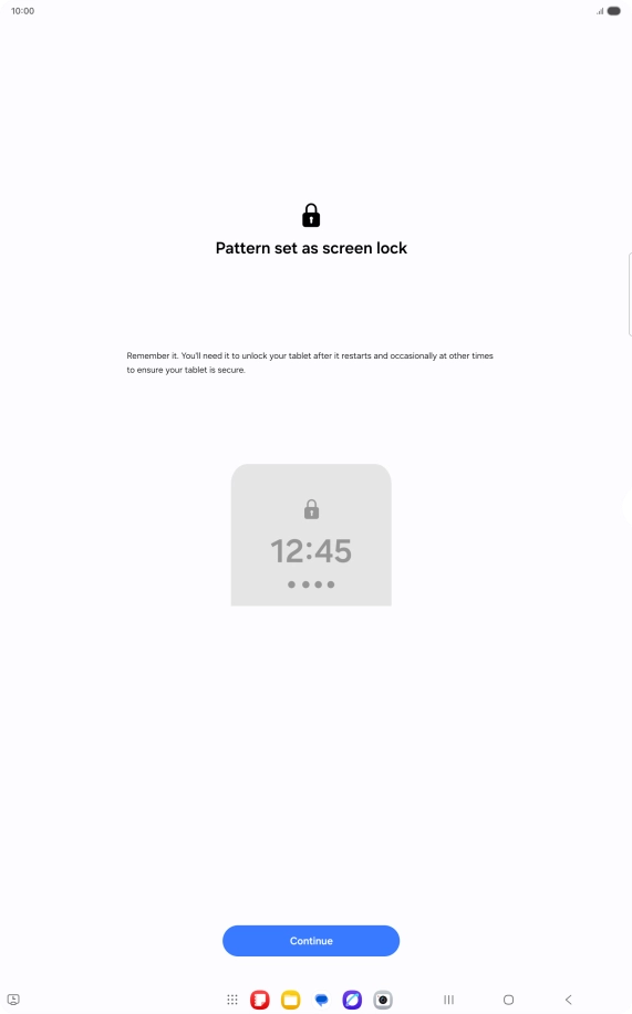 Press Continue. Press Continue.