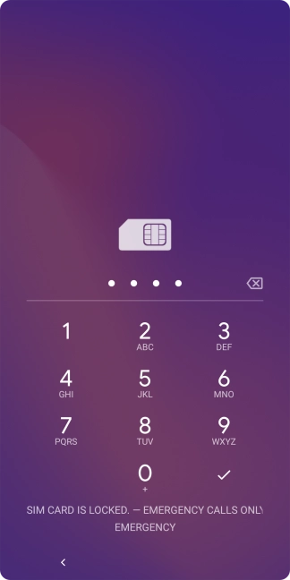 If you're asked to key in your PIN, do so and press the confirm icon.