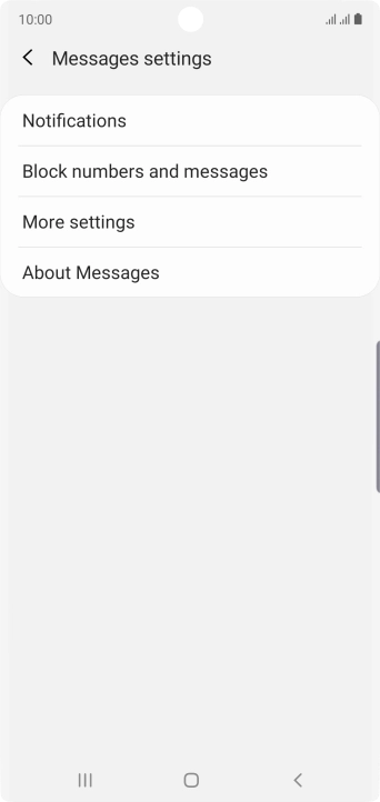 Press More settings.