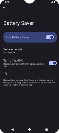 Press the Home key to return to the home screen.
