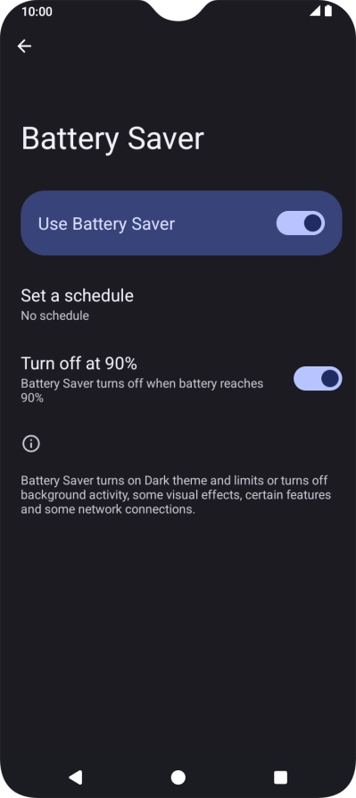 Press the Home key to return to the home screen.