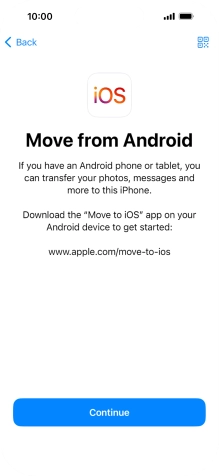 To transfer content to your phone, you need to install the app 