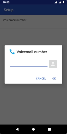 Key in +61414121121 and press OK.