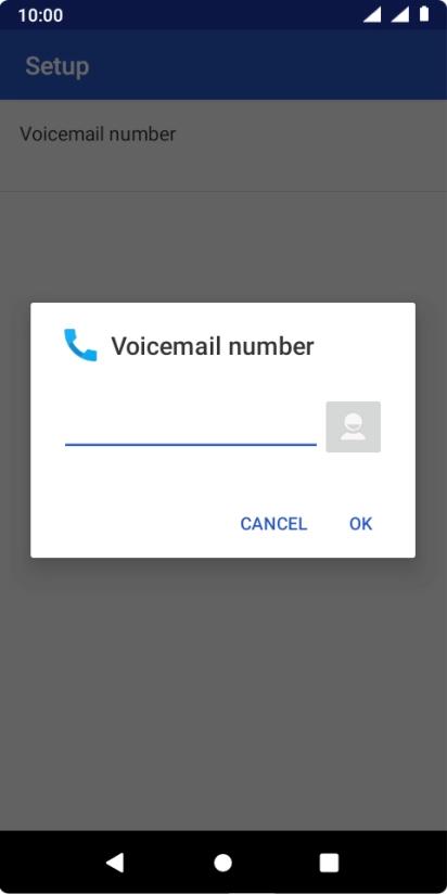 Key in +61414121121 and press OK.